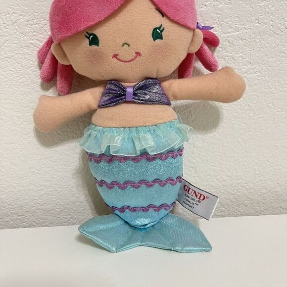 Gund Girls Coralia Mermaid Plush Doll 12" - Picture 3 of 10